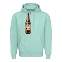 Seafoam red beer bottle Zipper Hoodie - AdoDesignShop