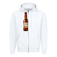 White red beer bottle Zipper Hoodie - AdoDesignShop
