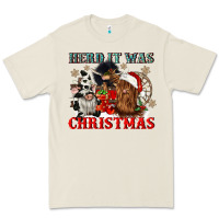 Bone herd it was christmas Premium Tee - CowGirlArtShop
