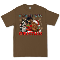 Cacao herd it was christmas Premium Tee - CowGirlArtShop