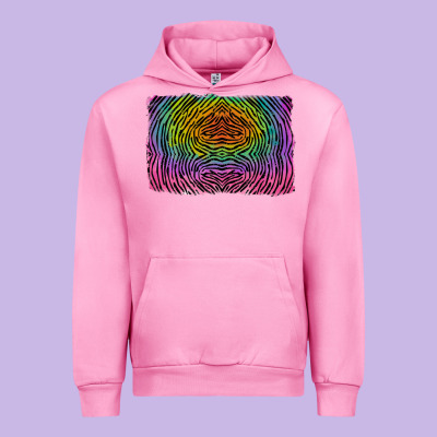 Colorful Zebra Background Urban Hoodie Designed By Ranaportraitstore