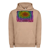 Pigment Burro colorful zebra background Urban Hoodie - RanaPortraitStore