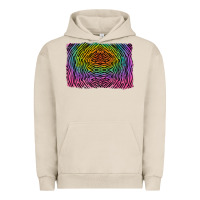 Pigment French Oak colorful zebra background Urban Hoodie - RanaPortraitStore
