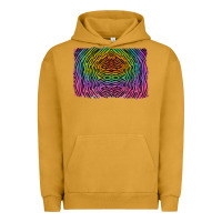 Pigment Peanut Butter colorful zebra background Urban Hoodie - RanaPortraitStore