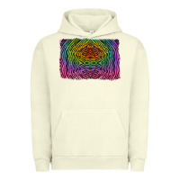 Pigment Pistachio colorful zebra background Urban Hoodie - RanaPortraitStore