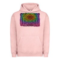 Pigment Salmon colorful zebra background Urban Hoodie - RanaPortraitStore