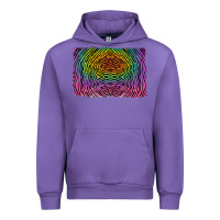 Tulip colorful zebra background Urban Hoodie - RanaPortraitStore