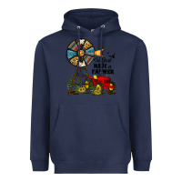 Navy so god made a farmer Heavyweight Hoodie - JahusDesignShop