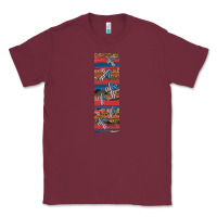 Burgundy usa flag and cross penwraps Classic Tee - Artiststas