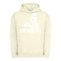 Pigment Pistachio eat healthy Urban Hoodie - DesigneFamous