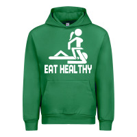 Emerald eat healthy Urban Hoodie - DesigneFamous