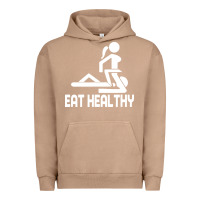 Pigment Burro eat healthy Urban Hoodie - DesigneFamous