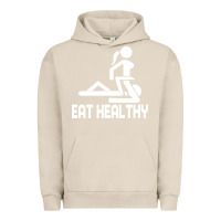 Pigment French Oak eat healthy Urban Hoodie - DesigneFamous