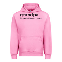 Fuchsia Pink grandpa Urban Hoodie - DesigneFamous