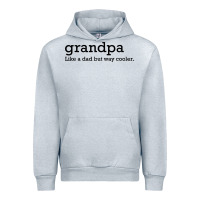 Heather Grey grandpa Urban Hoodie - DesigneFamous