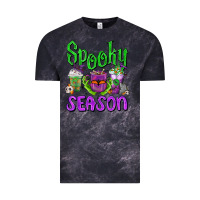 Cloud Black Spooky Season Coffee Cups Vintage Tee - FaDigitalArtStudio