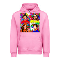 Fuchsia Pink workaholics Urban Hoodie - DesigneFamous