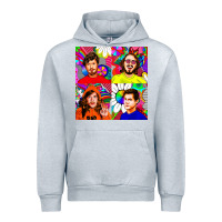 Heather Grey workaholics Urban Hoodie - DesigneFamous