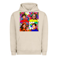 Pigment French Oak workaholics Urban Hoodie - DesigneFamous