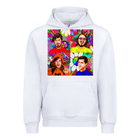 White workaholics Urban Hoodie - DesigneFamous