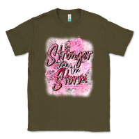 Army Green stronger than the storm Classic Tee - CowGirlArtShop