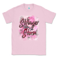 Bubblegum Pink stronger than the storm Classic Tee - CowGirlArtShop