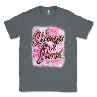 Charcoal Heather stronger than the storm Classic Tee - CowGirlArtShop