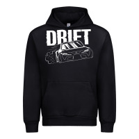 Black Supra Drift Urban Hoodie - DesigneFamous