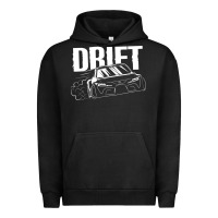Pigment Black Supra Drift Urban Hoodie - DesigneFamous