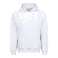 White Supra Drift Urban Hoodie - DesigneFamous