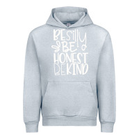 Heather Grey be silly be honest be kind Urban Hoodie - DesigneFamous
