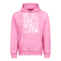 Fuchsia Pink be silly be honest be kind Urban Hoodie - DesigneFamous