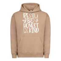 Pigment Burro be silly be honest be kind Urban Hoodie - DesigneFamous