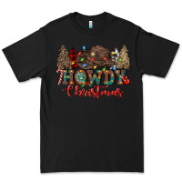 Black howdy christmas Premium Tee - CowGirlArtShop