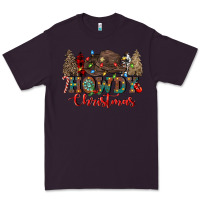 Plum howdy christmas Premium Tee - CowGirlArtShop