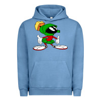 Pigment Pebble Blue marvin Urban Hoodie - DesigneFamous