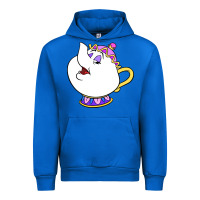 Cobalt mrs potts Urban Hoodie - DesigneFamous