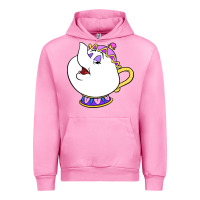 Fuchsia Pink mrs potts Urban Hoodie - DesigneFamous