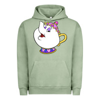 Pigment Oil Green mrs potts Urban Hoodie - DesigneFamous