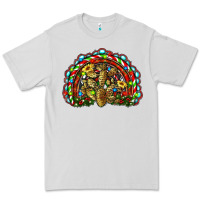 Dove Grey christmas rainbow with leopard cactus Premium Tee - RanaPortraitStore