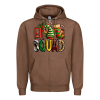 Chestnut elf squad with elf hat and socks Zipper Hoodie - AdoDesignShop