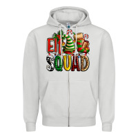 Elf Squad With Elf Hat And Socks Zipper Hoodie | Teevron