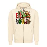 Sandshell elf squad with elf hat and socks Zipper Hoodie - AdoDesignShop