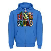 True Royal elf squad with elf hat and socks Zipper Hoodie - AdoDesignShop