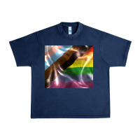 Navy Pride flag Urban Heavy Tee - FaDigitalArtStudio