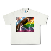 Pistachio Pride flag Urban Heavy Tee - FaDigitalArtStudio