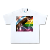White Pride flag Urban Heavy Tee - FaDigitalArtStudio