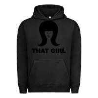 Pigment Black that girl Urban Hoodie - DesigneFamous