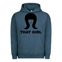 Pigment Midnight Navy that girl Urban Hoodie - DesigneFamous