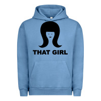 Pigment Pebble Blue that girl Urban Hoodie - DesigneFamous